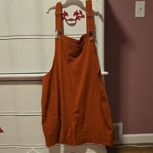 Rust Orange Overalls